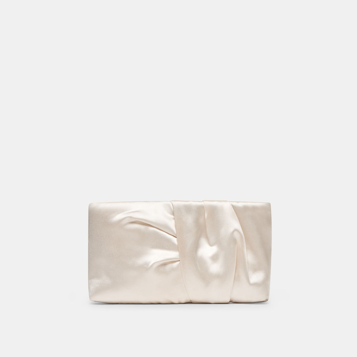 Rozey White Satin Clutch | Dolce Vita Sale
