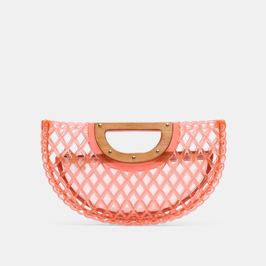 Solandra Coral Jelly Clutch | Dolce Vita Trending