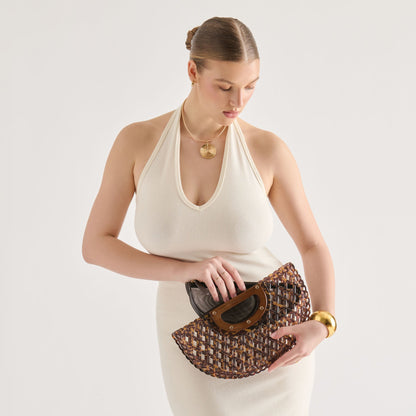 Solandra Tortoise Jelly Clutch | Dolce Vita Value