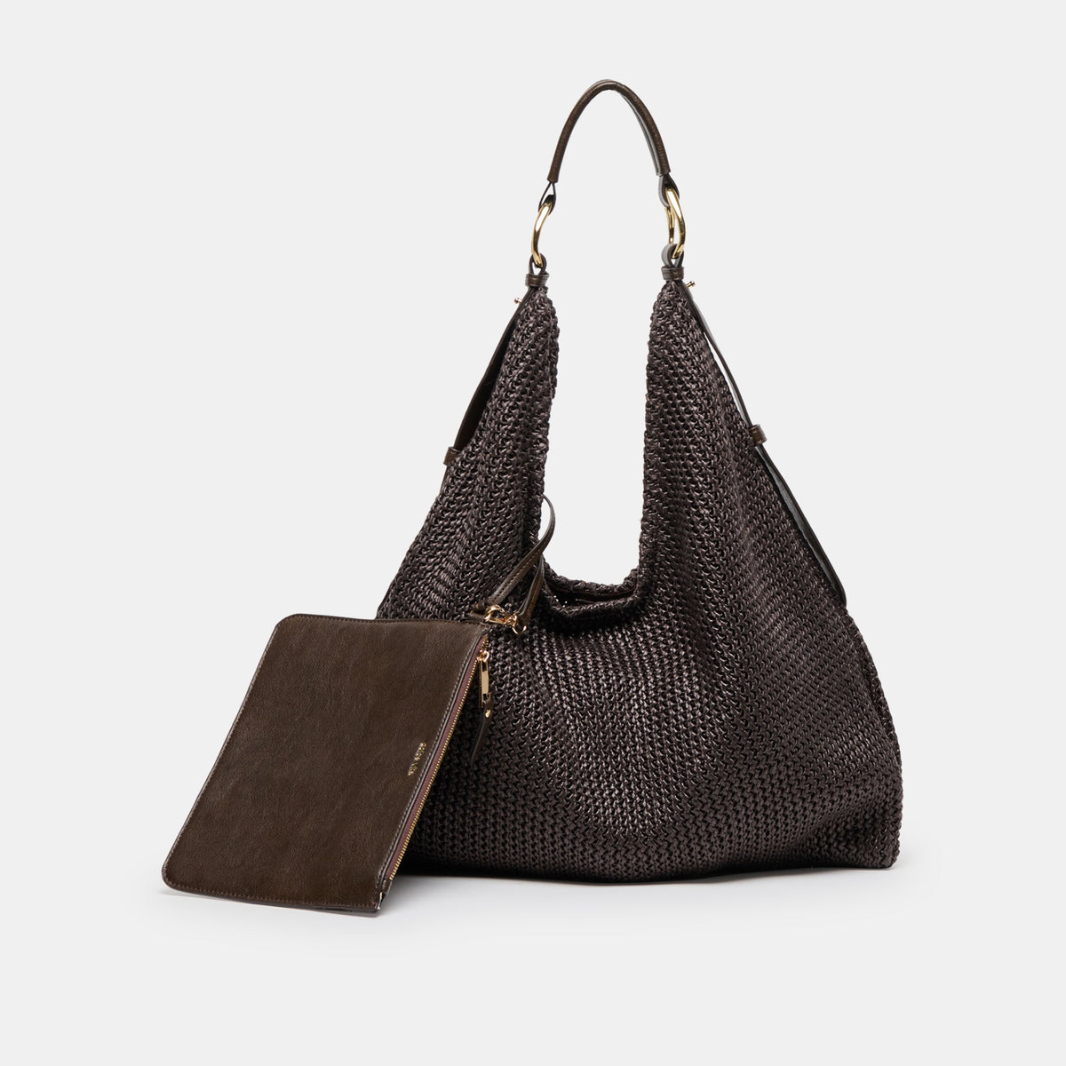 Miriel Chocolate Raffia Tote | Dolce Vita Smart Buy