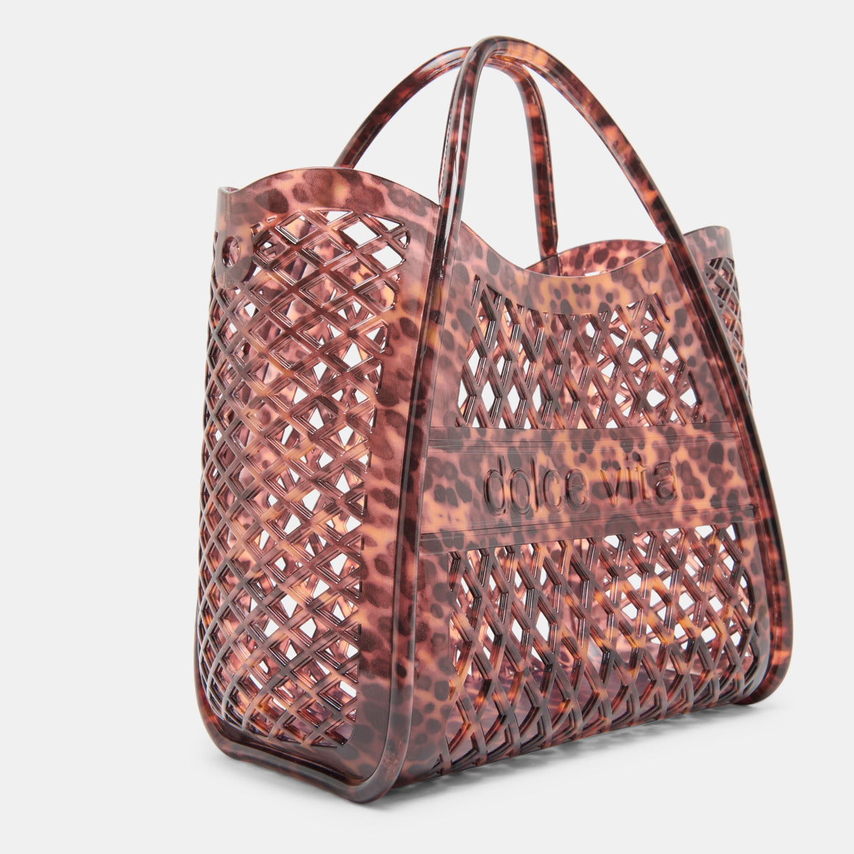 TOAST Tortoise Stella Jelly Top-Handle Handbag | Dolce Vita Top Pick