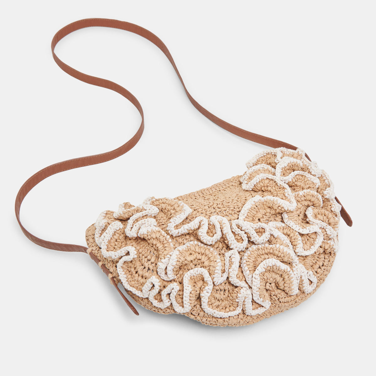 Atrani Natural Raffia Crossbody | Dolce Vita Great Value