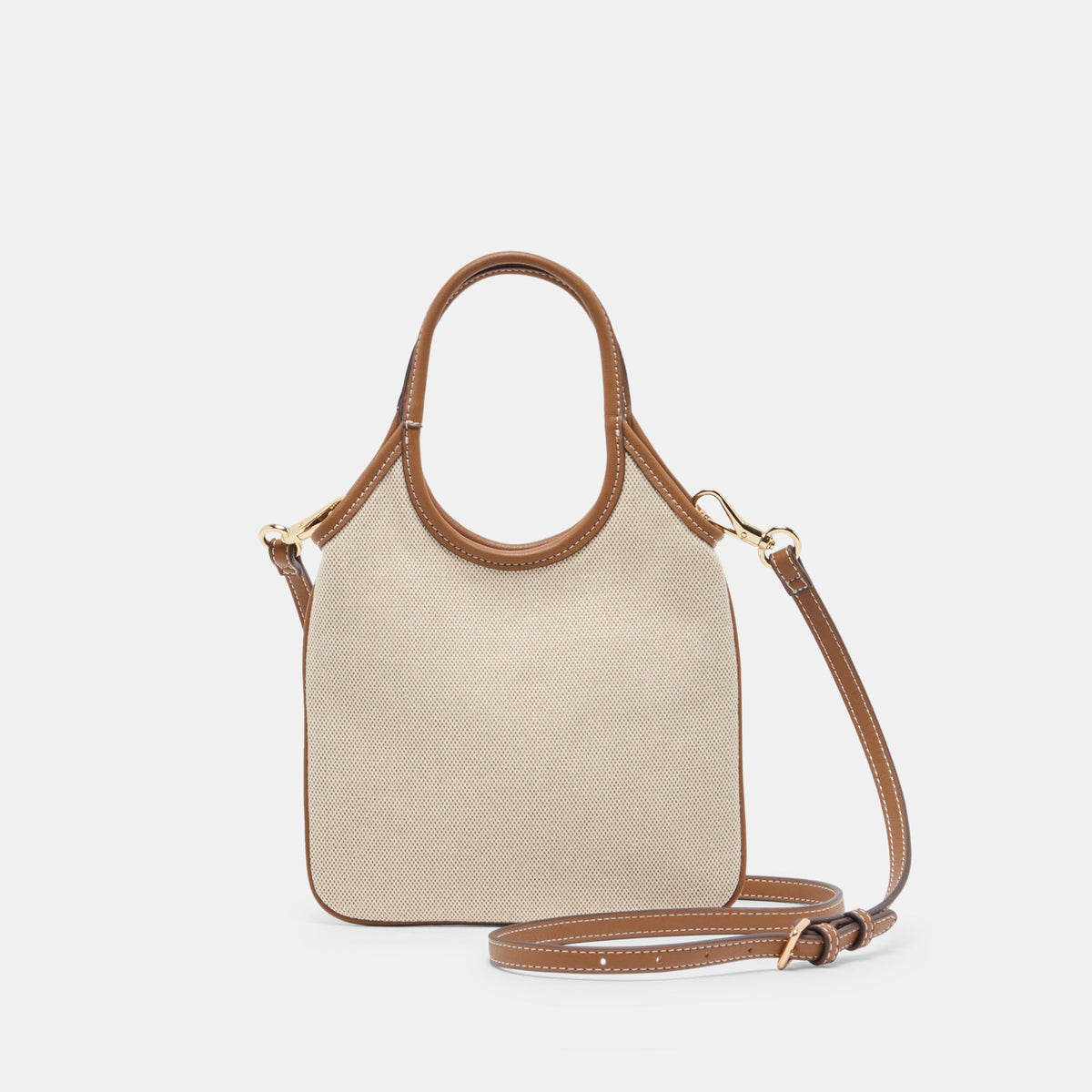 SYLVENE Natural Canvas Removable Crossbody Handbag | Dolce Vita Essential