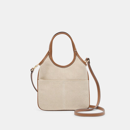 SYLVENE Natural Canvas Removable Crossbody Handbag | Dolce Vita Essential