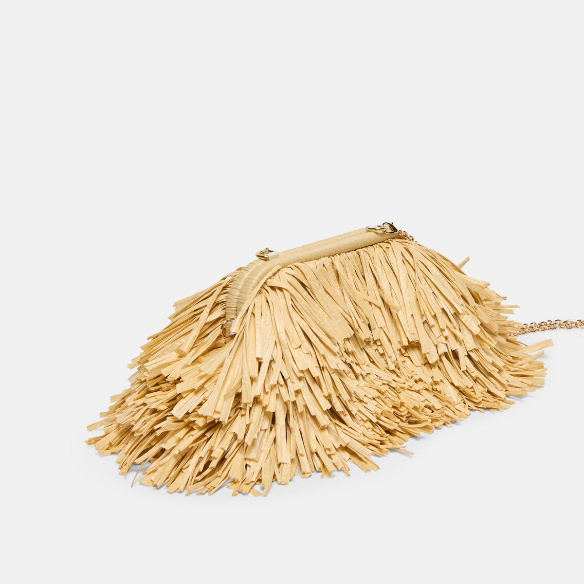 Serina Natural Raffia Clutch | Dolce Vita Great Value