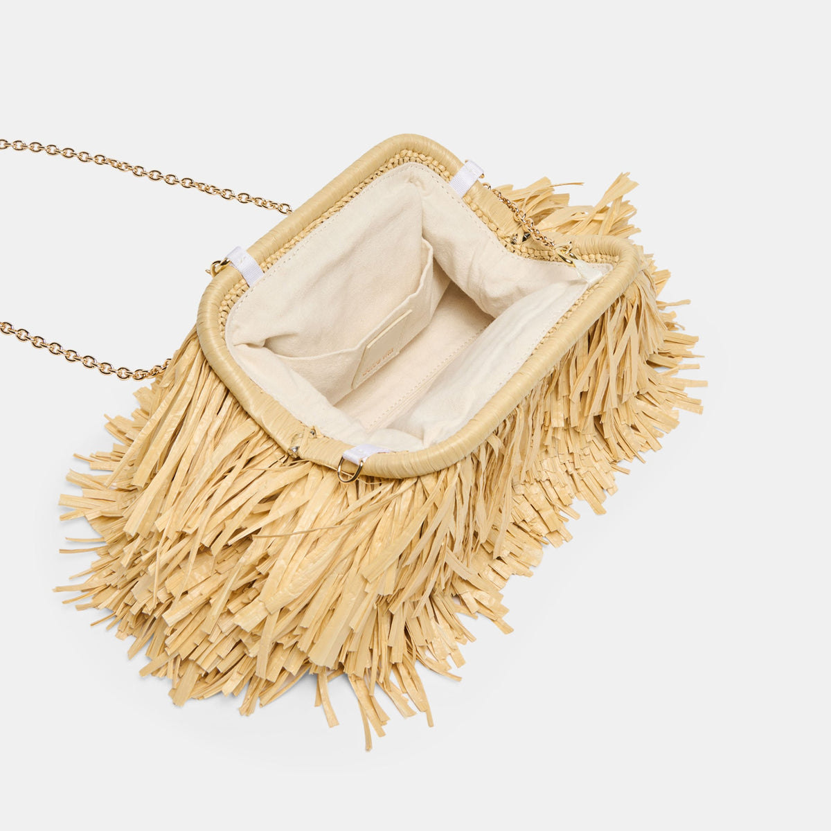 Serina Natural Raffia Clutch | Dolce Vita Great Value