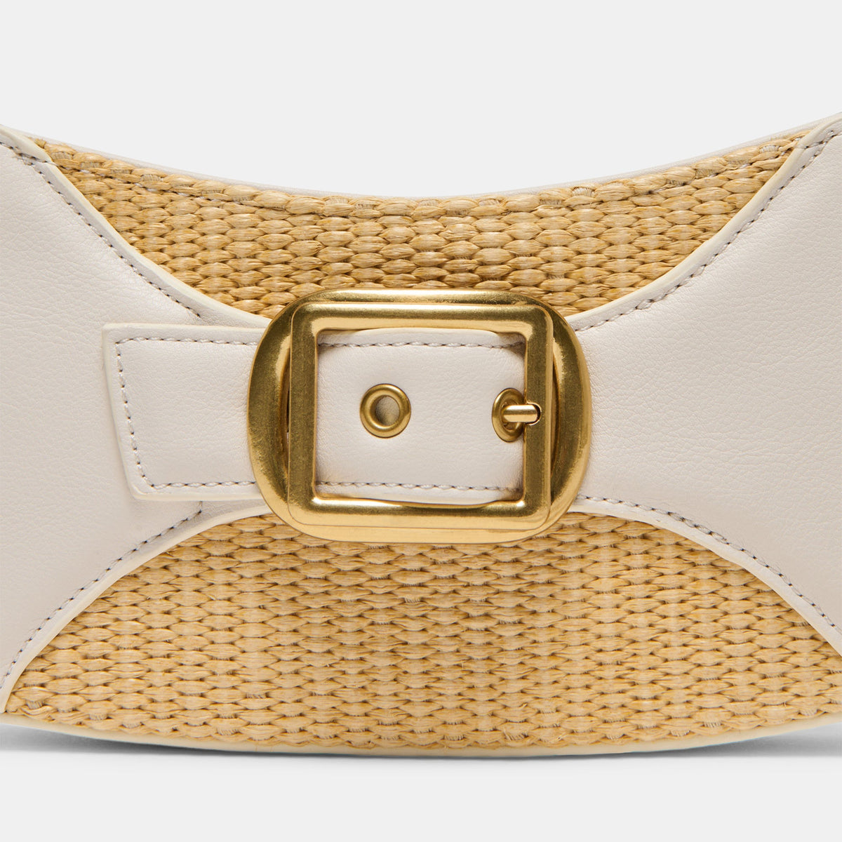 Nuala Raffia White Stella Handbag | Dolce Vita Exclusive