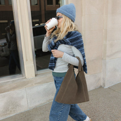 Marie Olive Suede Tote | Dolce Vita Discount