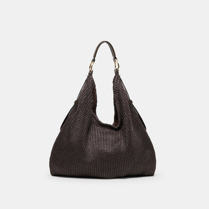 Miriel Chocolate Raffia Tote | Dolce Vita Special Offer