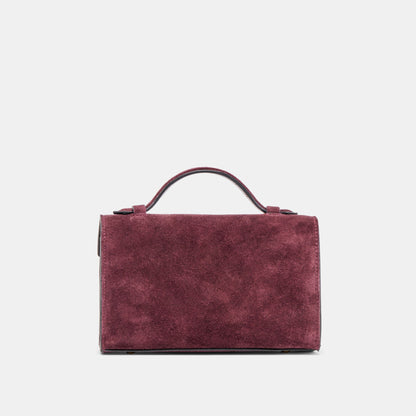 Zannone Burgundy Suede Crossbody | Dolce Vita Popular