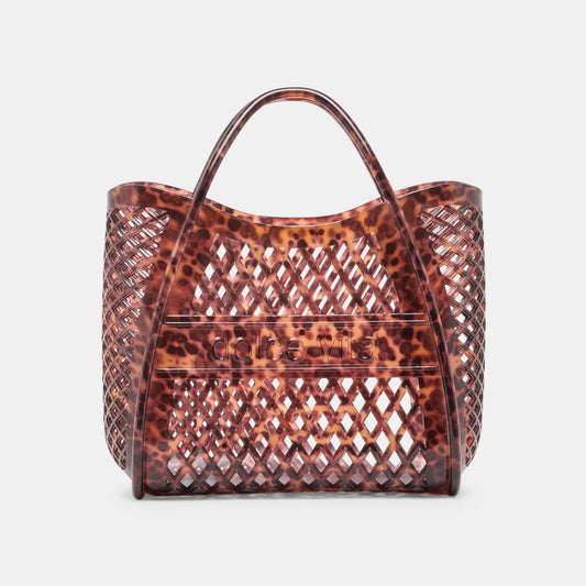 TOAST Tortoise Stella Jelly Top-Handle Handbag | Dolce Vita Value