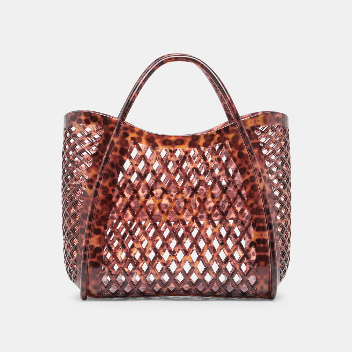 TOAST Tortoise Stella Jelly Top-Handle Handbag | Dolce Vita Value