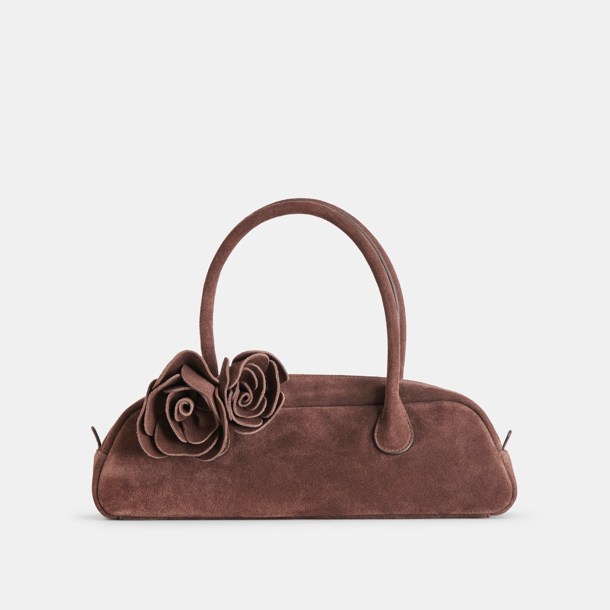 Boracay Chocolate Suede Shoulder Bag | Dolce Vita Great Value