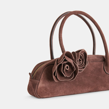 Boracay Chocolate Suede Shoulder Bag | Dolce Vita Great Value