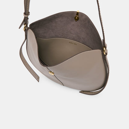 Burano Grey Leather Crossbody | Dolce Vita Trending