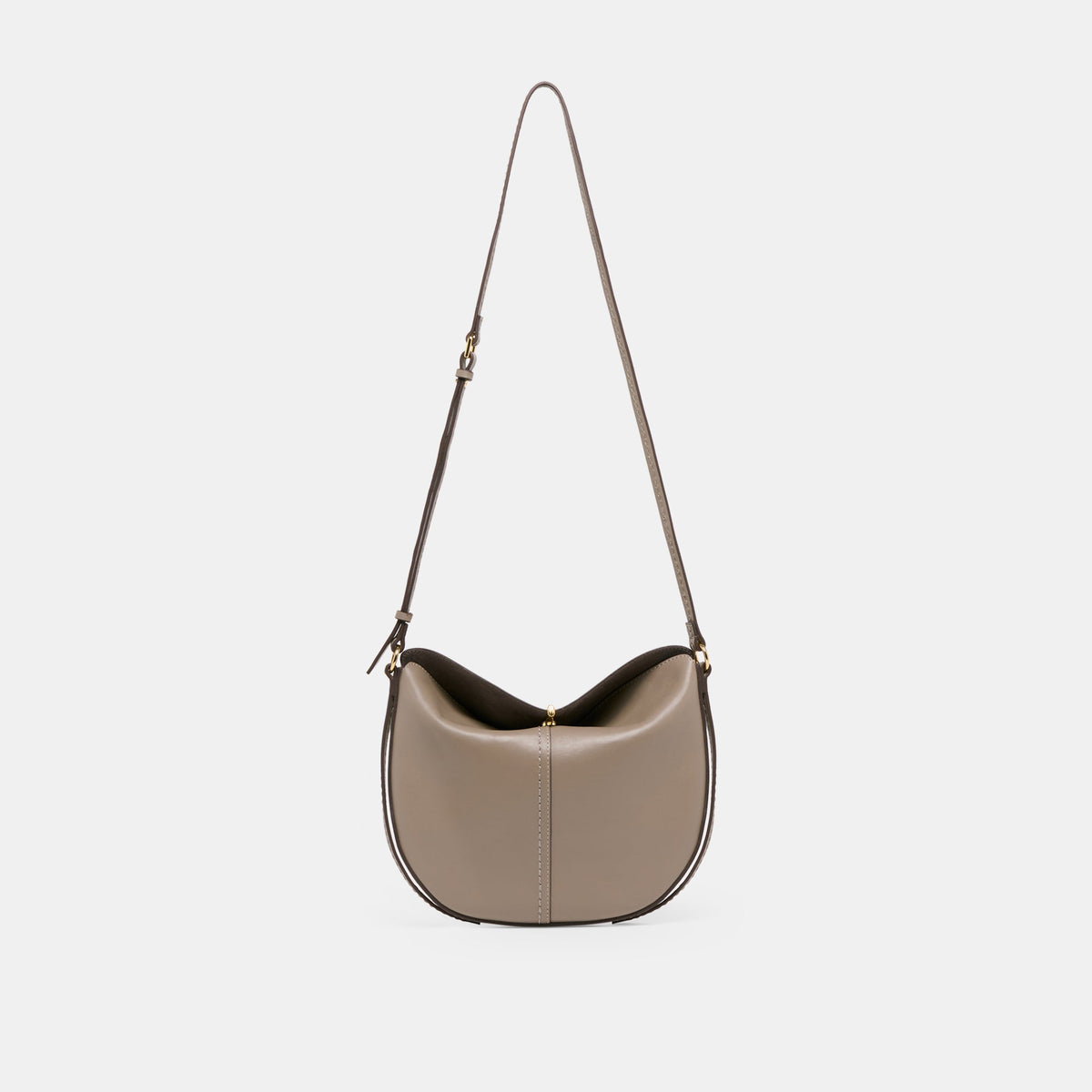 Burano Grey Leather Crossbody | Dolce Vita Trending