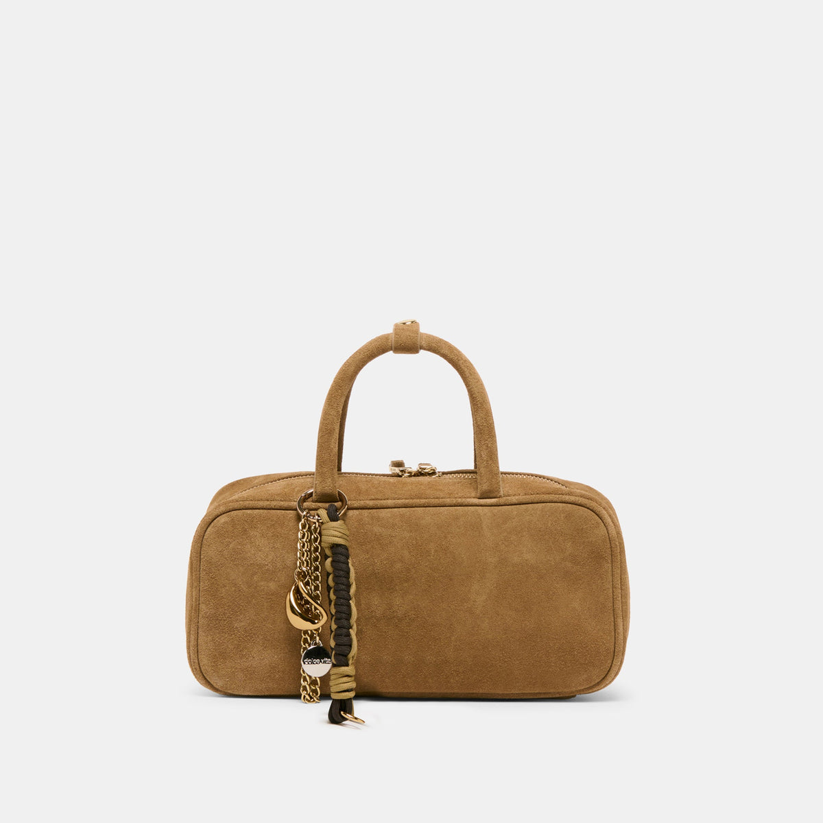 SANTINA HANDBAG TAUPE SUEDE
 – Dolce Vita | Dolce Vita Signature