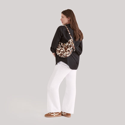 Bree Cocoa Calf Hair Shoulder Bag | Dolce Vita Discount