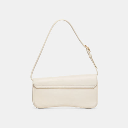 Azura White Leather Shoulder Bag | Dolce Vita Deals