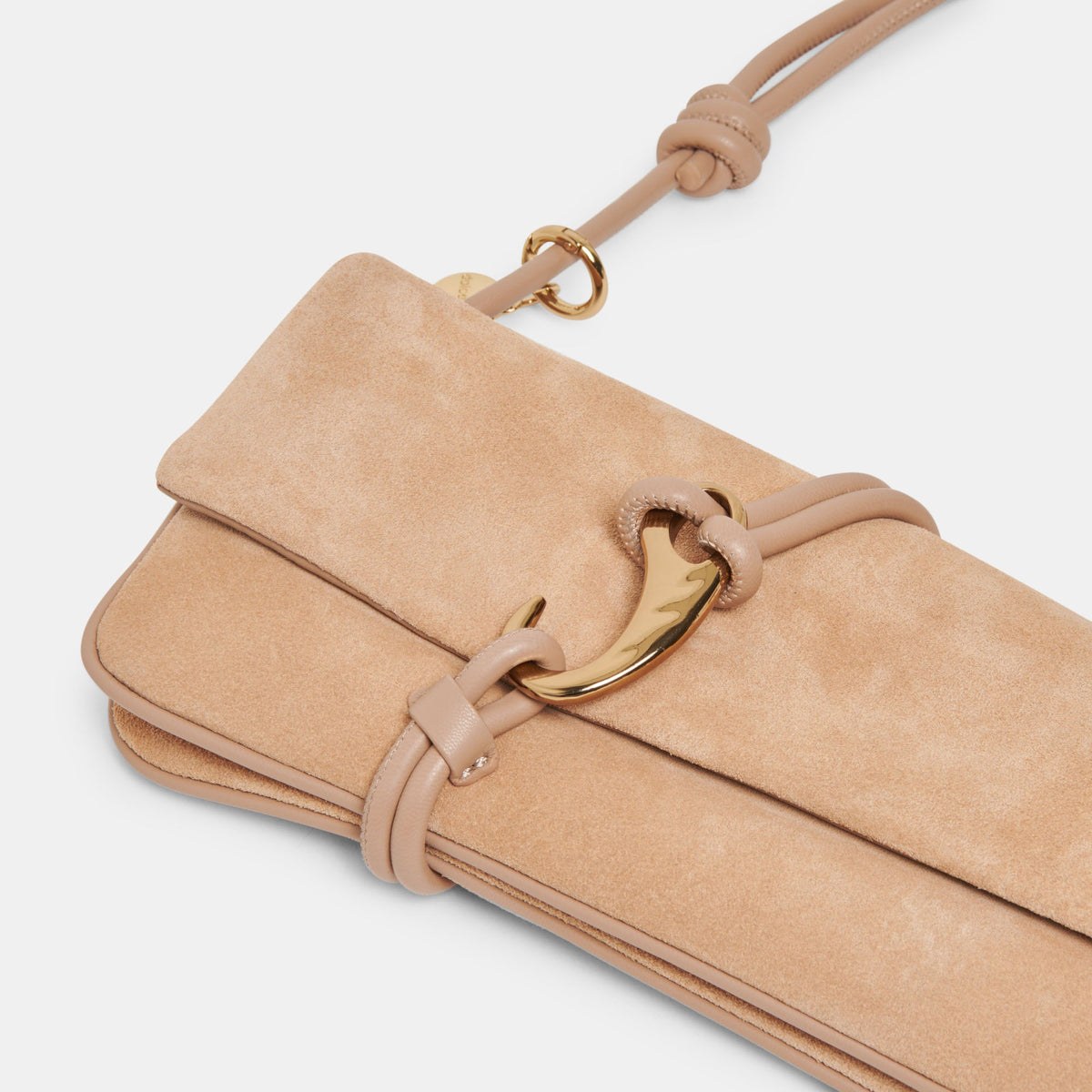 ALICE SHOULDER BAG BEIGE SUEDE
 – Dolce Vita | Dolce Vita Premium