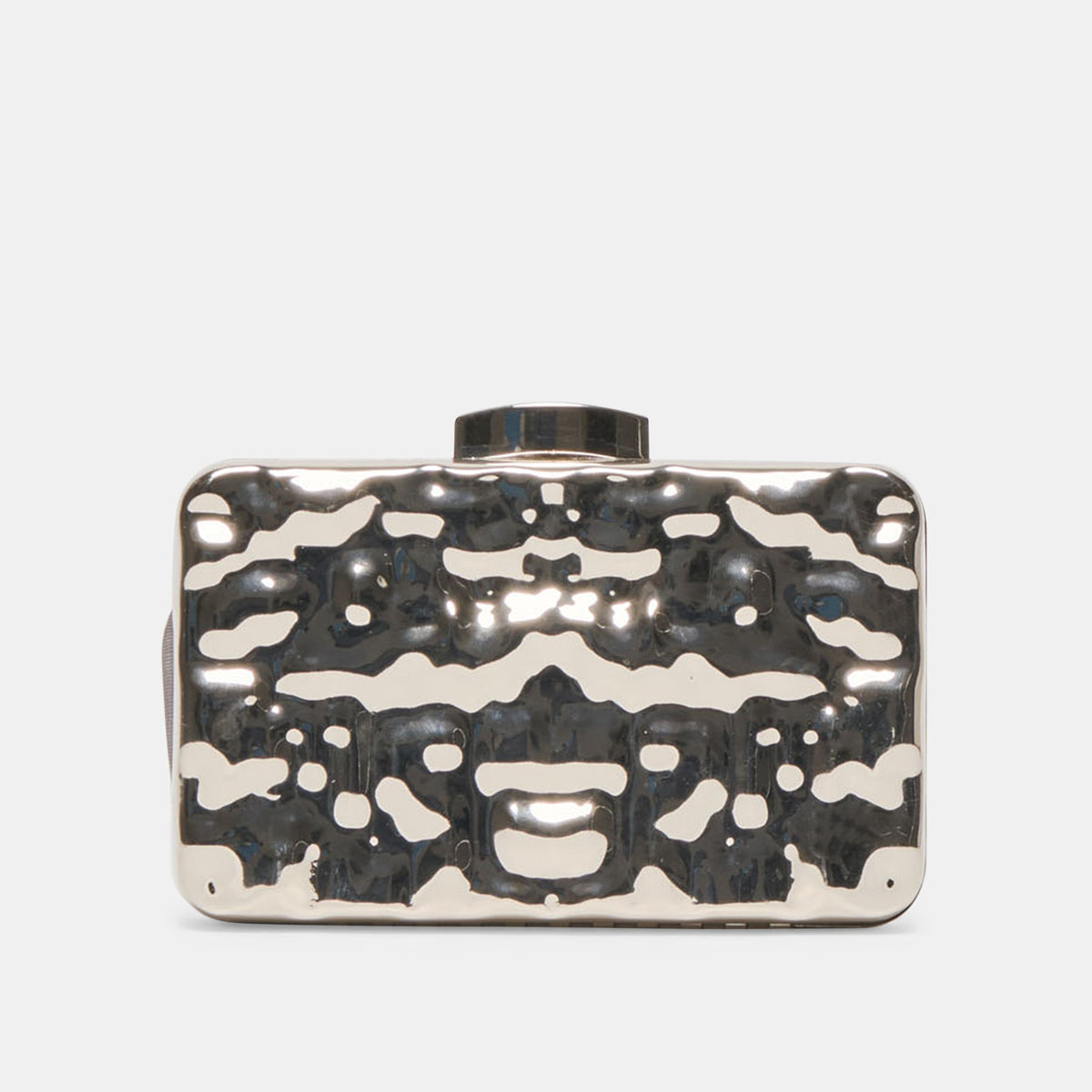 Delia Silver Metal Clutch | Dolce Vita Everyday