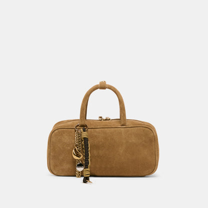 SANTINA HANDBAG TAUPE SUEDE
 – Dolce Vita | Dolce Vita Everyday