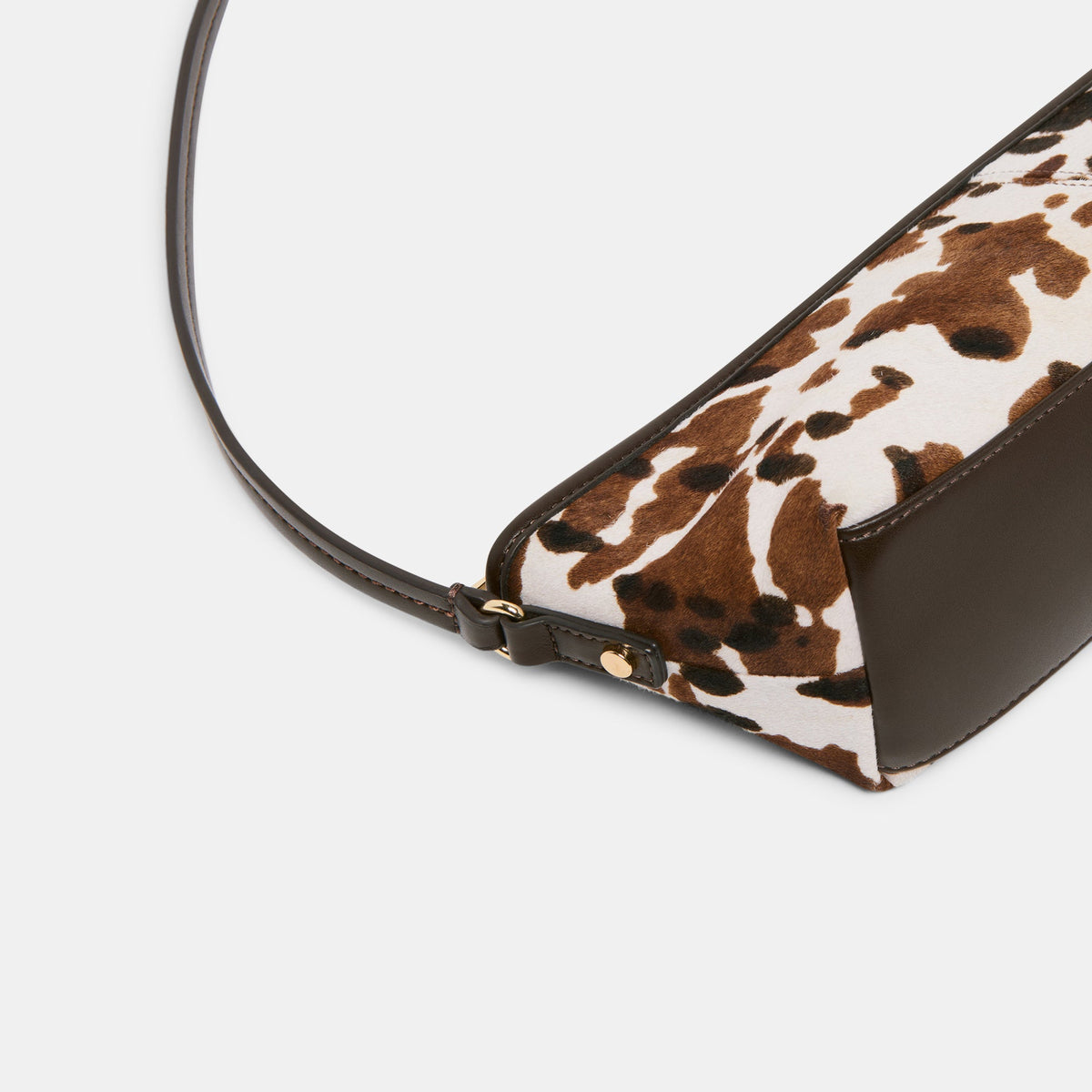 Savaii Cocoa Calf Hair Shoulder Bag | Dolce Vita Classic