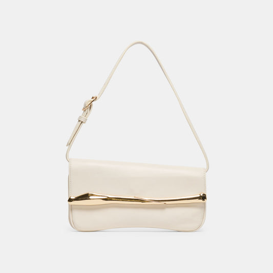 Azura White Leather Shoulder Bag | Dolce Vita Top Pick