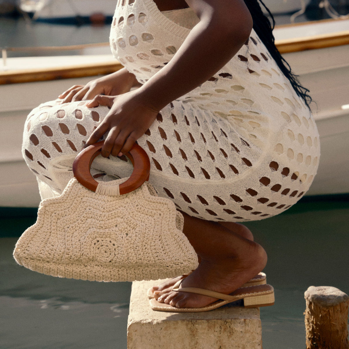 MAREN HANDBAG IVORY CROCHET
 – Dolce Vita | Dolce Vita Great Value