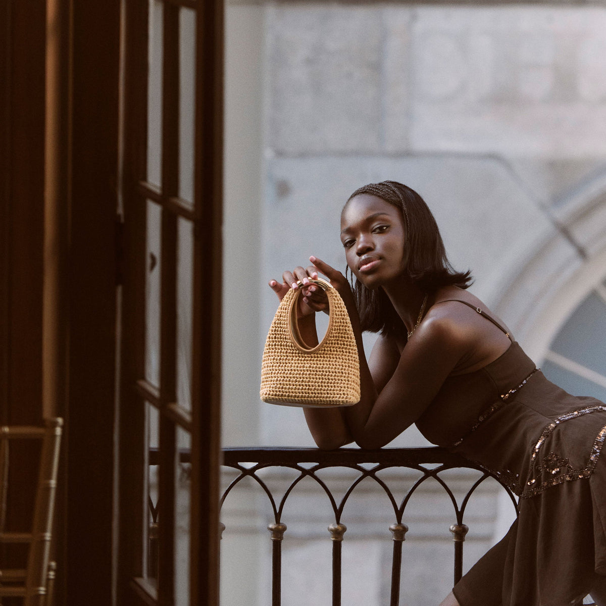 EVELISE Natural Raffia Mini Handbag | Dolce Vita Customer Favorite