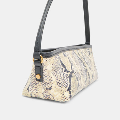Savaii Black White Snake Stella Shoulder Bag | Dolce Vita Great Value