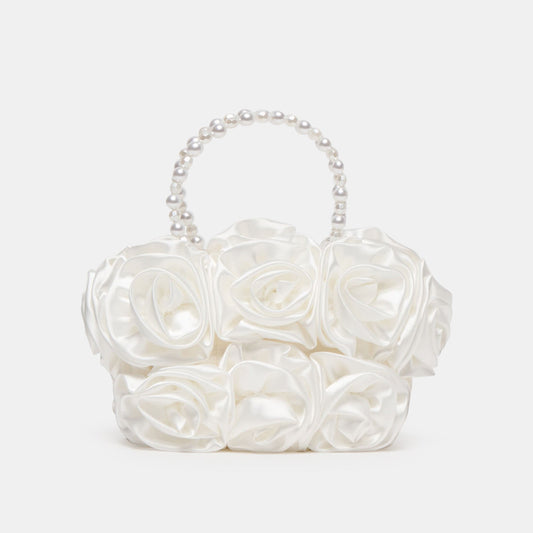 Aubrey White Satin Handbag | Dolce Vita Special Offer