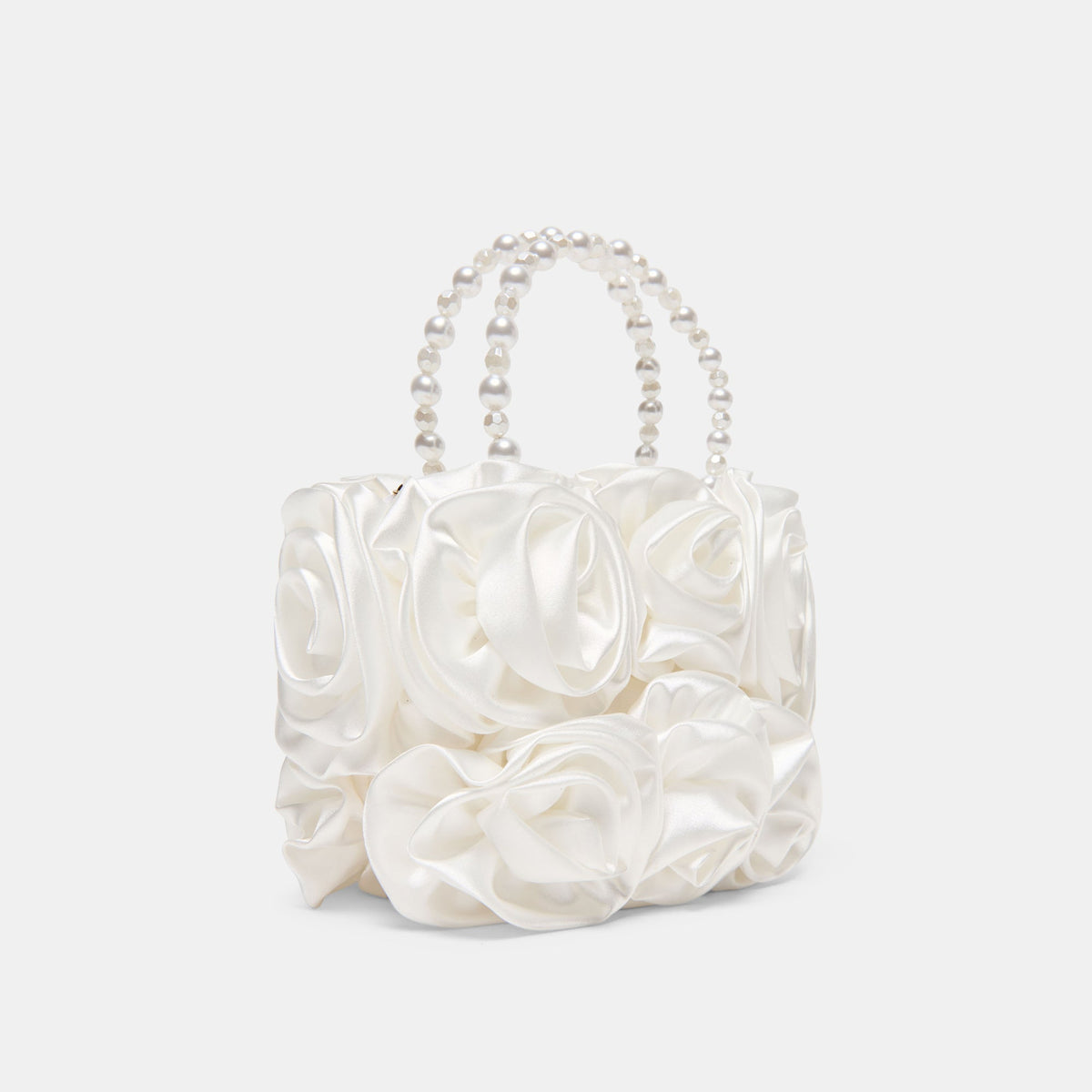 Aubrey White Satin Handbag | Dolce Vita Special Offer