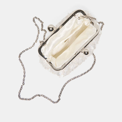 Kendall White Sequin Clutch | Dolce Vita Sale