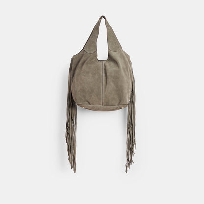Nakoma Olive Suede Shoulder Bag | Dolce Vita Latest