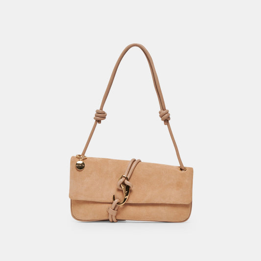 ALICE SHOULDER BAG BEIGE SUEDE
 – Dolce Vita | Dolce Vita Latest