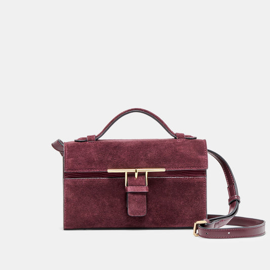 Zannone Burgundy Suede Crossbody | Dolce Vita Hot Sale