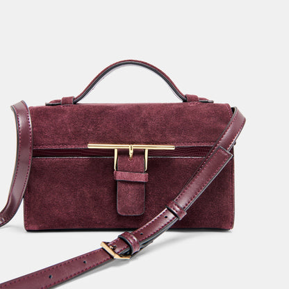 Zannone Burgundy Suede Crossbody | Dolce Vita Hot Sale