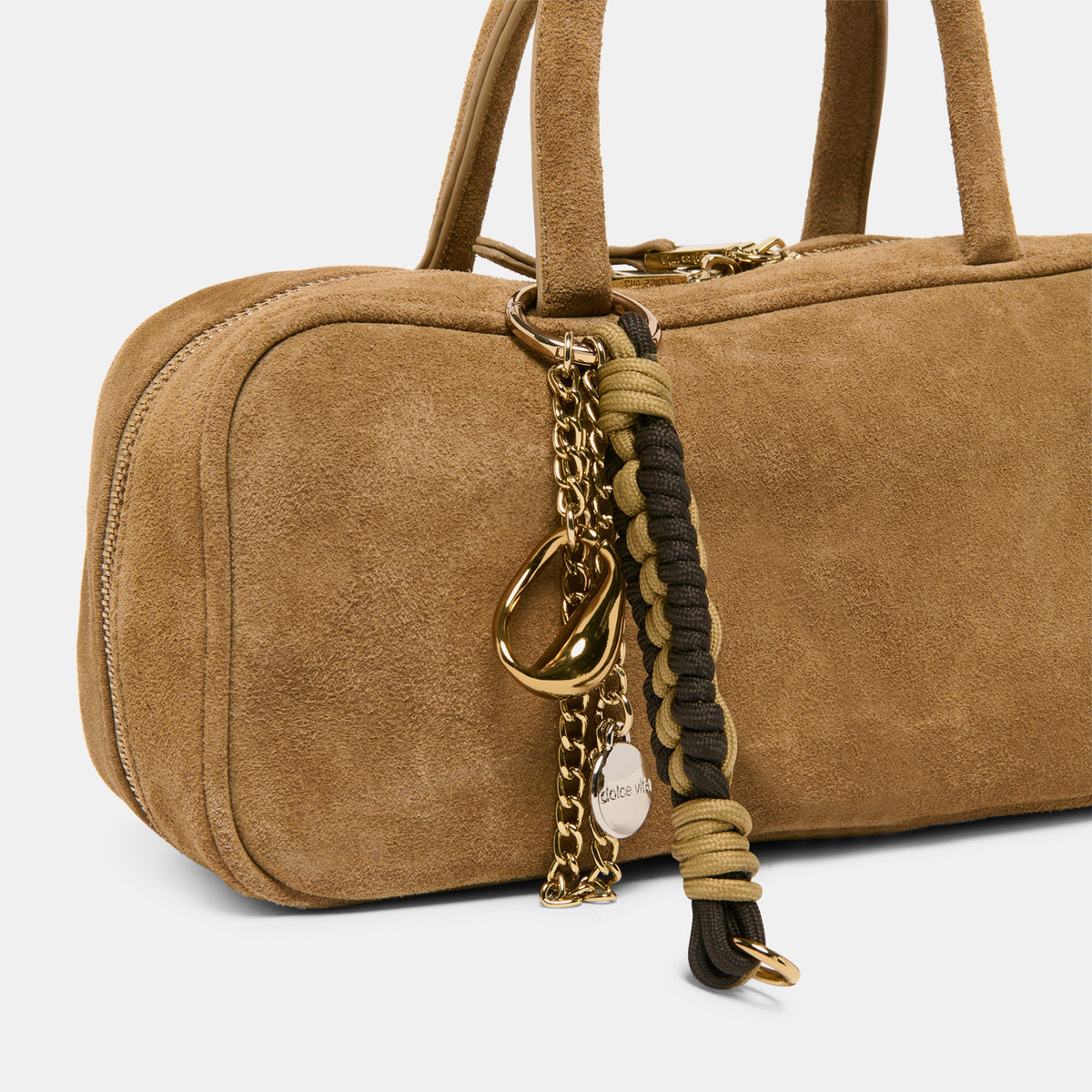 SANTINA HANDBAG TAUPE SUEDE
 – Dolce Vita | Dolce Vita Deals