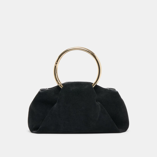 Channing Black Suede Handbag | Dolce Vita Sale