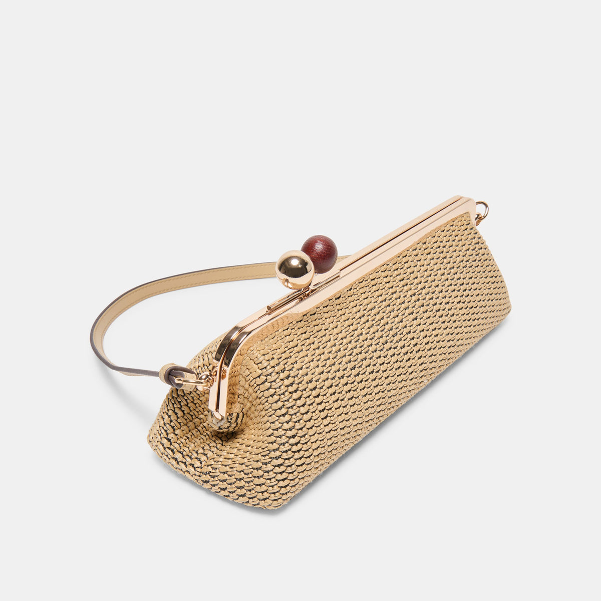 Ambriaa Natural Raffia Shoulder Bag | Dolce Vita Best Price