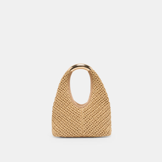 EVELISE Natural Raffia Mini Handbag | Dolce Vita Best Price