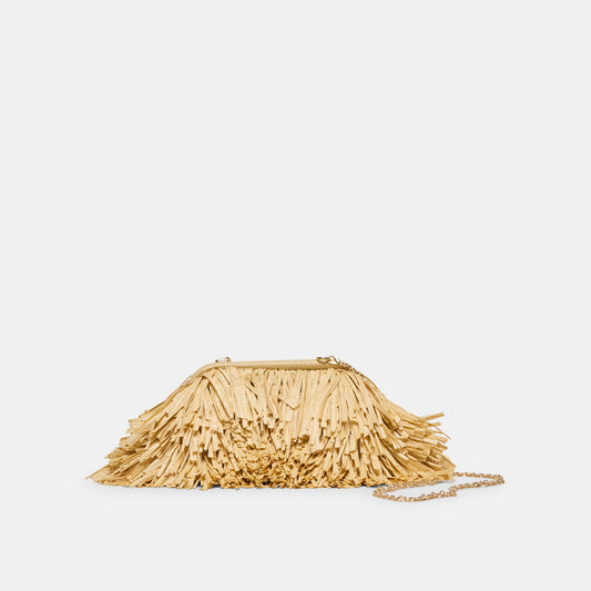 Serina Natural Raffia Clutch | Dolce Vita Everyday