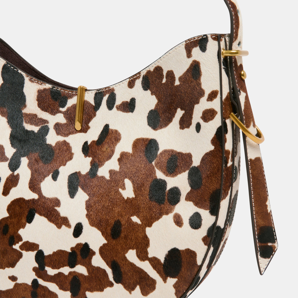 Bree Cocoa Calf Hair Shoulder Bag | Dolce Vita Premium