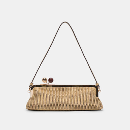 Ambriaa Natural Raffia Shoulder Bag | Dolce Vita Smart Buy