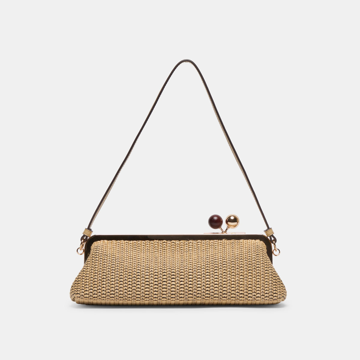 Ambriaa Natural Raffia Shoulder Bag | Dolce Vita Smart Buy