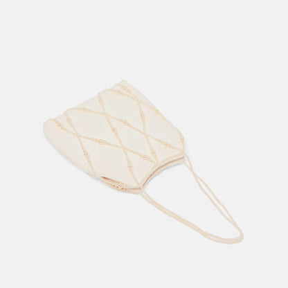 Serilda Ivory Satin Handbag | Dolce Vita Best Seller