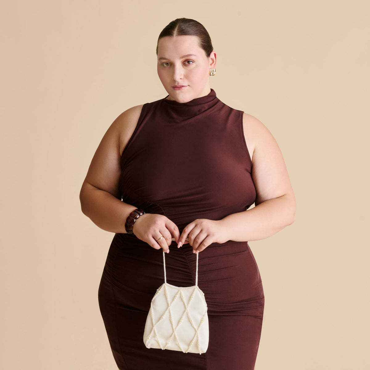 Serilda Ivory Satin Handbag | Dolce Vita Best Seller