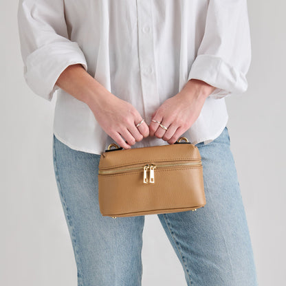 Leony Tan Leather Crossbody | Dolce Vita Trending
