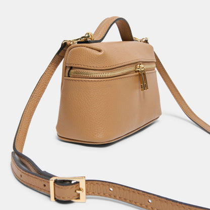 Leony Tan Leather Crossbody | Dolce Vita Trending